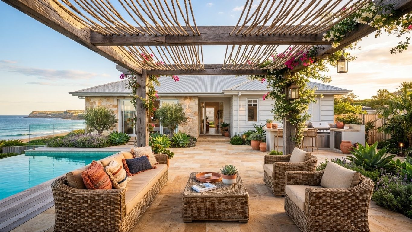 Pergola & Patio Concept 16 Pergolas & Patios futuristic concept visualisation modern. Images Created by www.future-home.shop