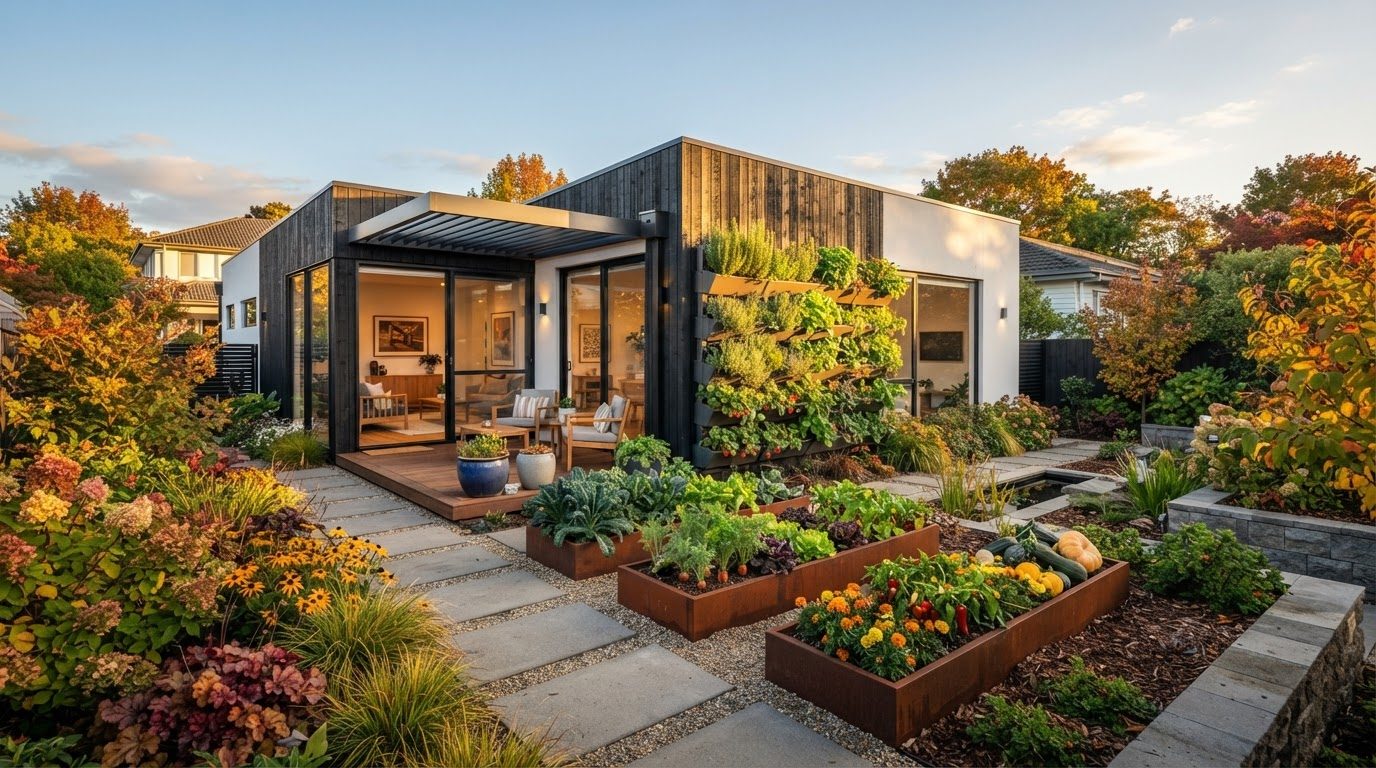 Garden Design Concept 31 Garden Design futuristic concept visualisation modern home and. Images Created by www.future-home.shop