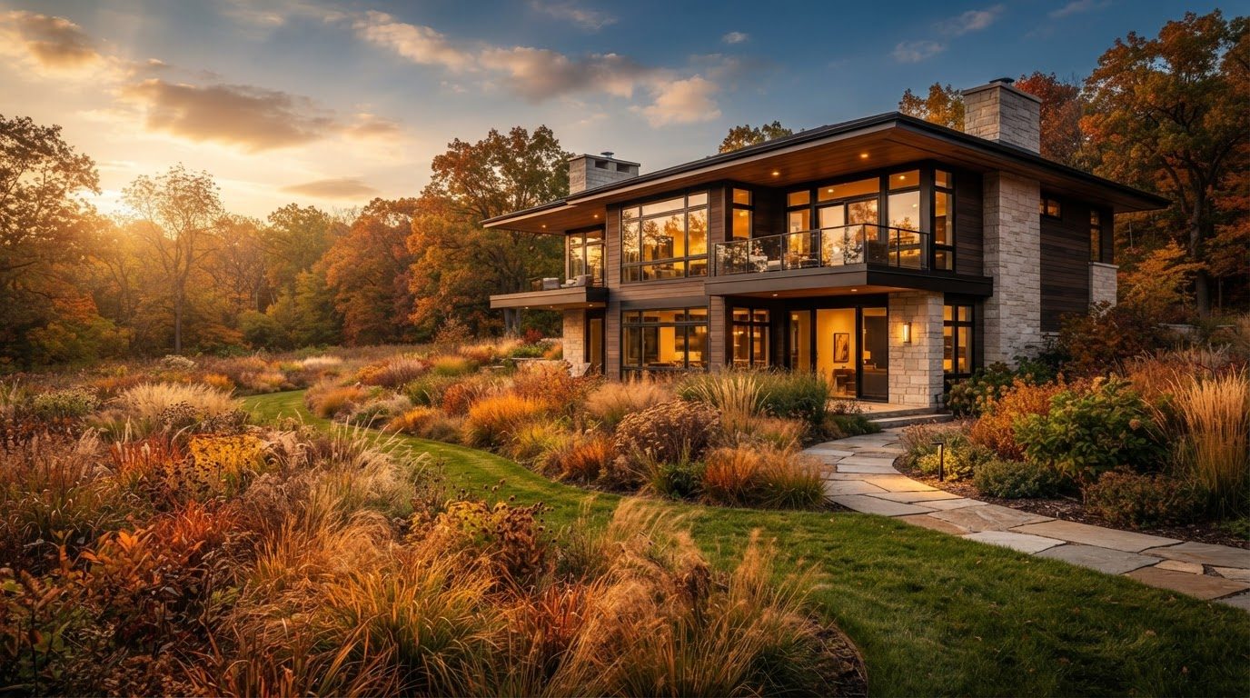 Landscape Design Concept 37 Landscape Design futuristic concept visualisation modern home and. Images Created by www.future-home.shop