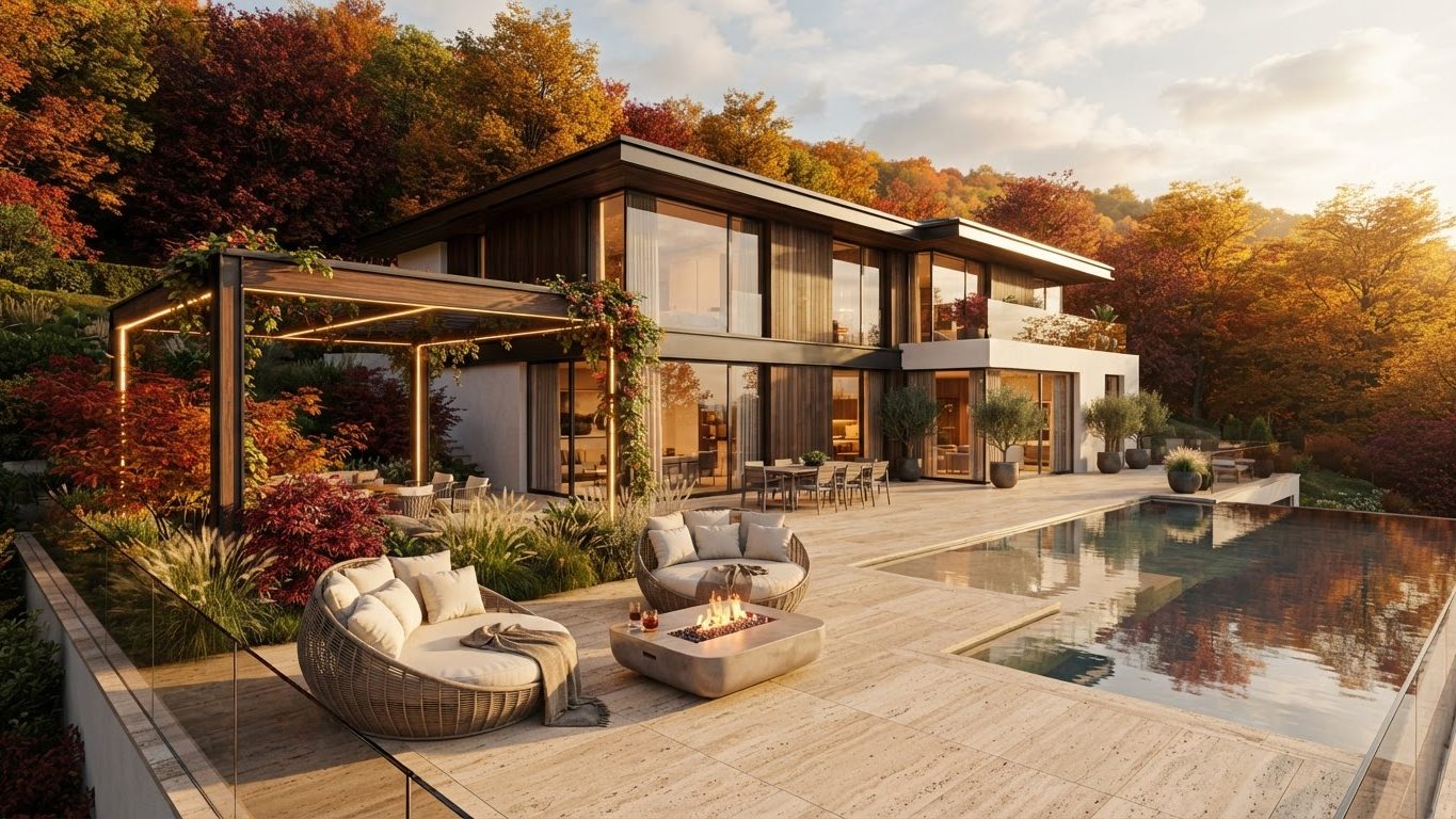 Outdoor Furniture Concept 22 Outdoor Furniture futuristic concept visualisation modern home and. Images Created by www.future-home.shop