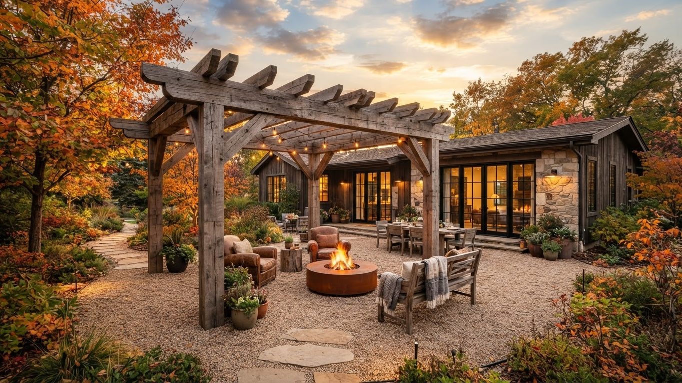 Pergola & Patio Concept 30 Pergolas & Patios futuristic concept visualisation modern. Images Created by www.future-home.shop