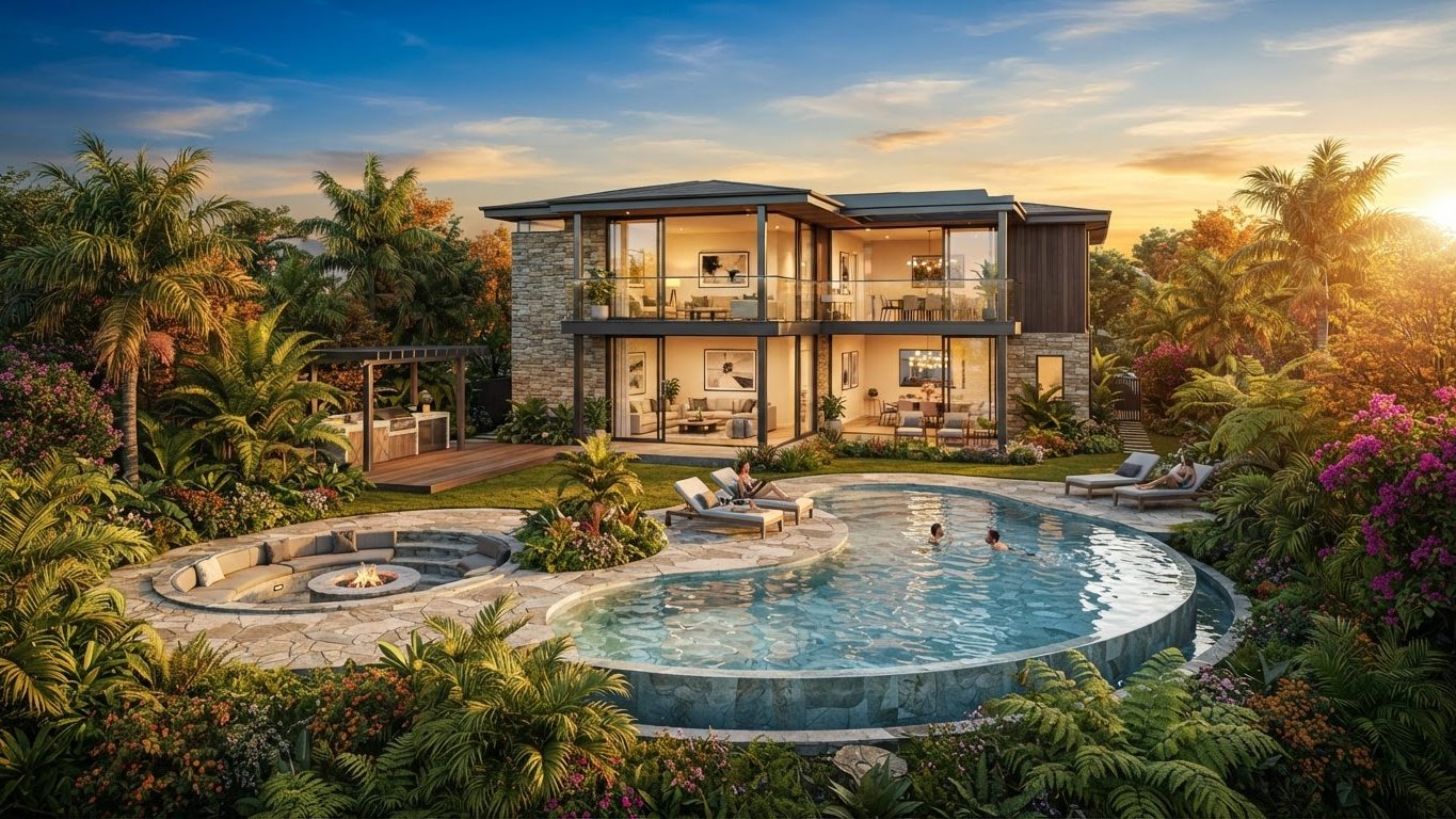 Modern Swimming Pool Concept 23 Swimming Pools futuristic concept visualisation modern home. Images Created by www.future-home.shop