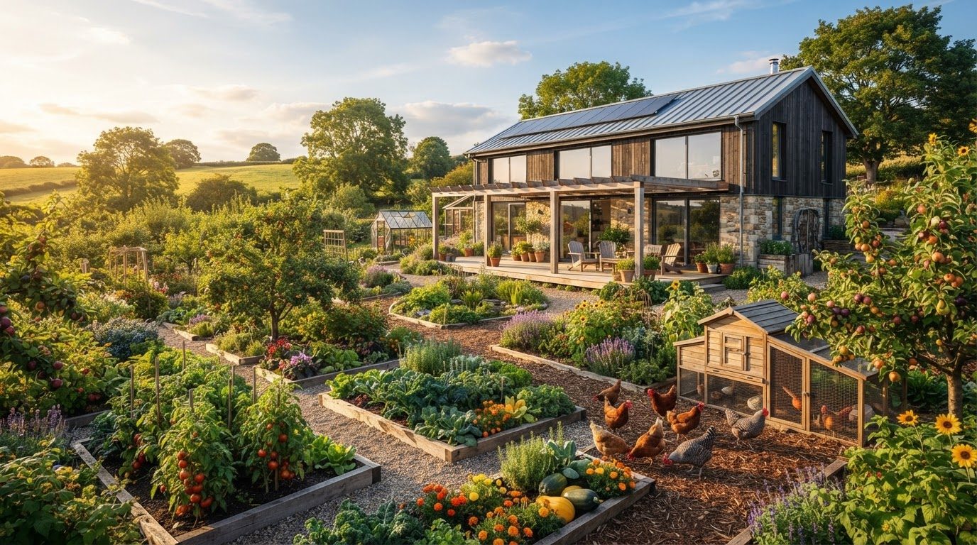 Garden Design Concept 09 Garden Design futuristic concept visualisation modern home and. Images Created by www.future-home.shop