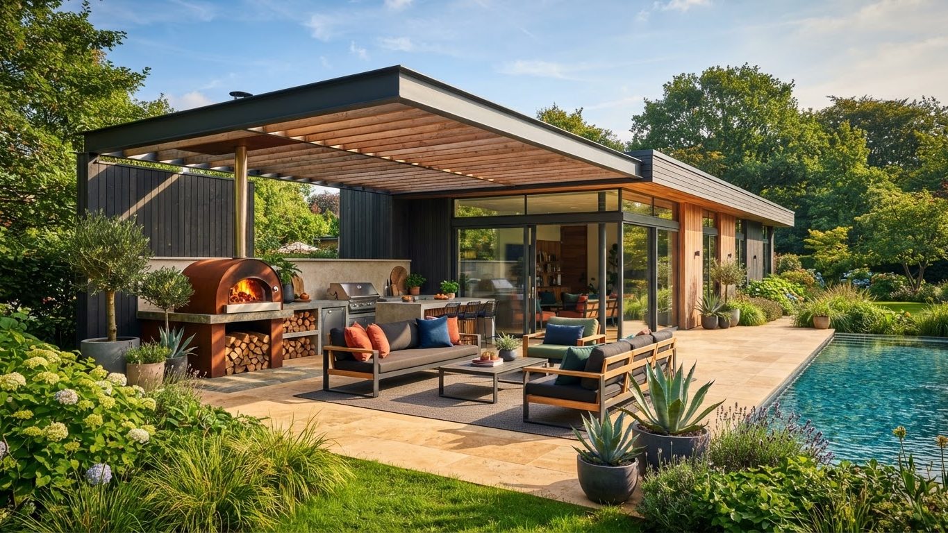 Outdoor Furniture Concept 21 Outdoor Furniture futuristic concept visualisation modern home and. Images Created by www.future-home.shop