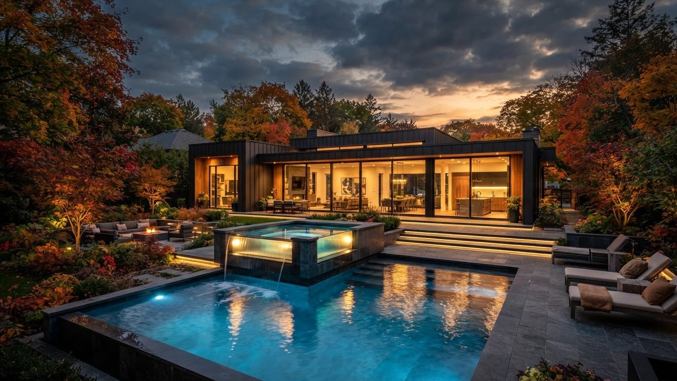 Modern Swimming Pool Concept 31 Swimming Pools futuristic concept visualisation modern home. Images Created by www.future-home.shop