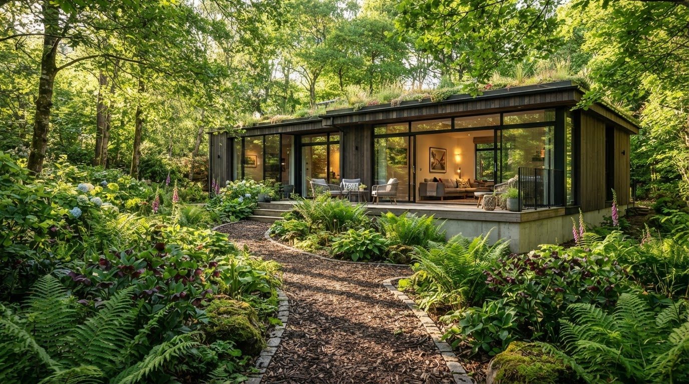 Landscape Design Concept 20 Landscape Design futuristic concept visualisation modern home and. Images Created by www.future-home.shop