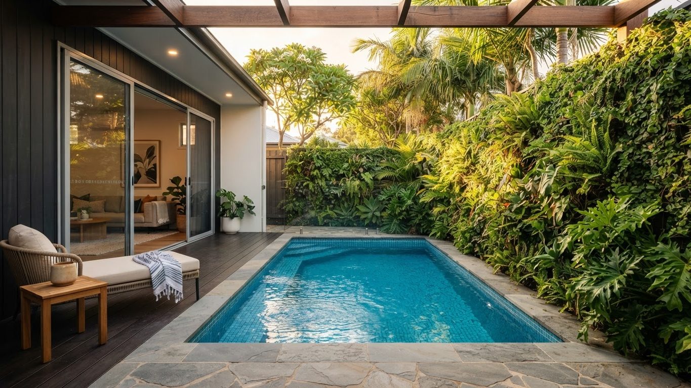 Modern Swimming Pool Concept 26 Swimming Pools futuristic concept visualisation modern home. Images Created by www.future-home.shop