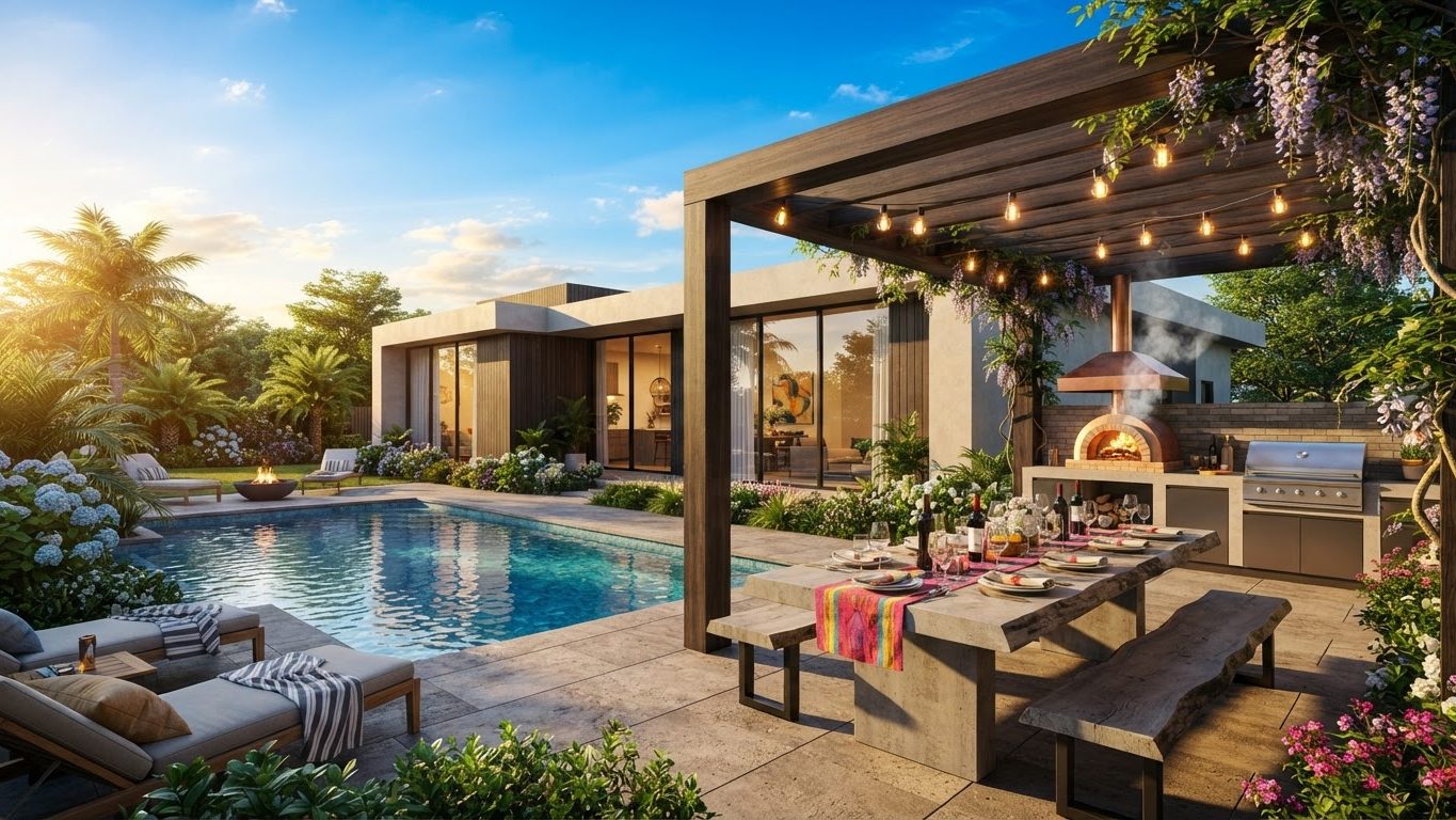 Outdoor Furniture Concept 40 Outdoor Furniture futuristic concept visualisation modern home and. Images Created by www.future-home.shop