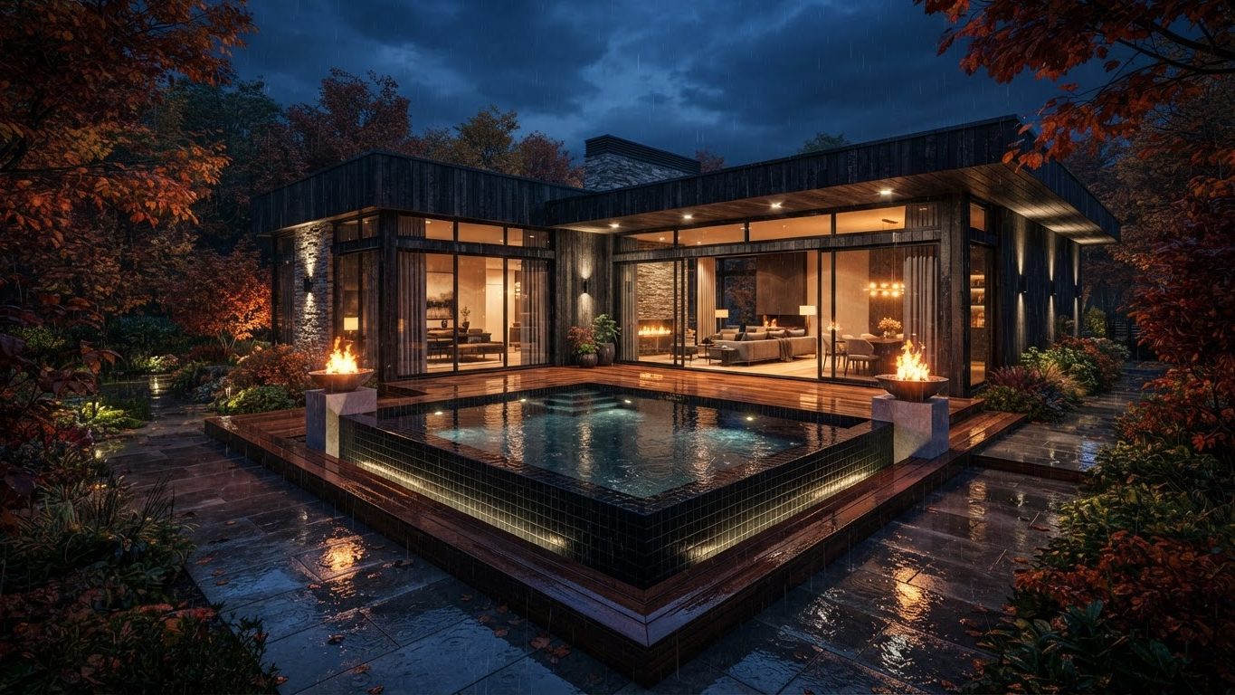 Modern Swimming Pool Concept 34 Swimming Pools futuristic concept visualisation modern home. Images Created by www.future-home.shop