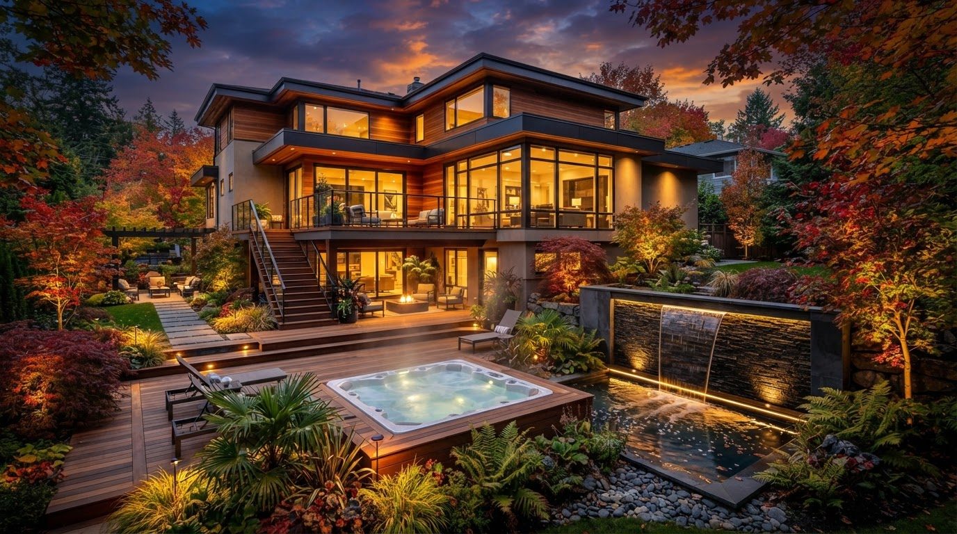 Futuristic Backyard Concept 28 Back Yard futuristic concept visualisation modern home and. Images Created by www.future-home.shop