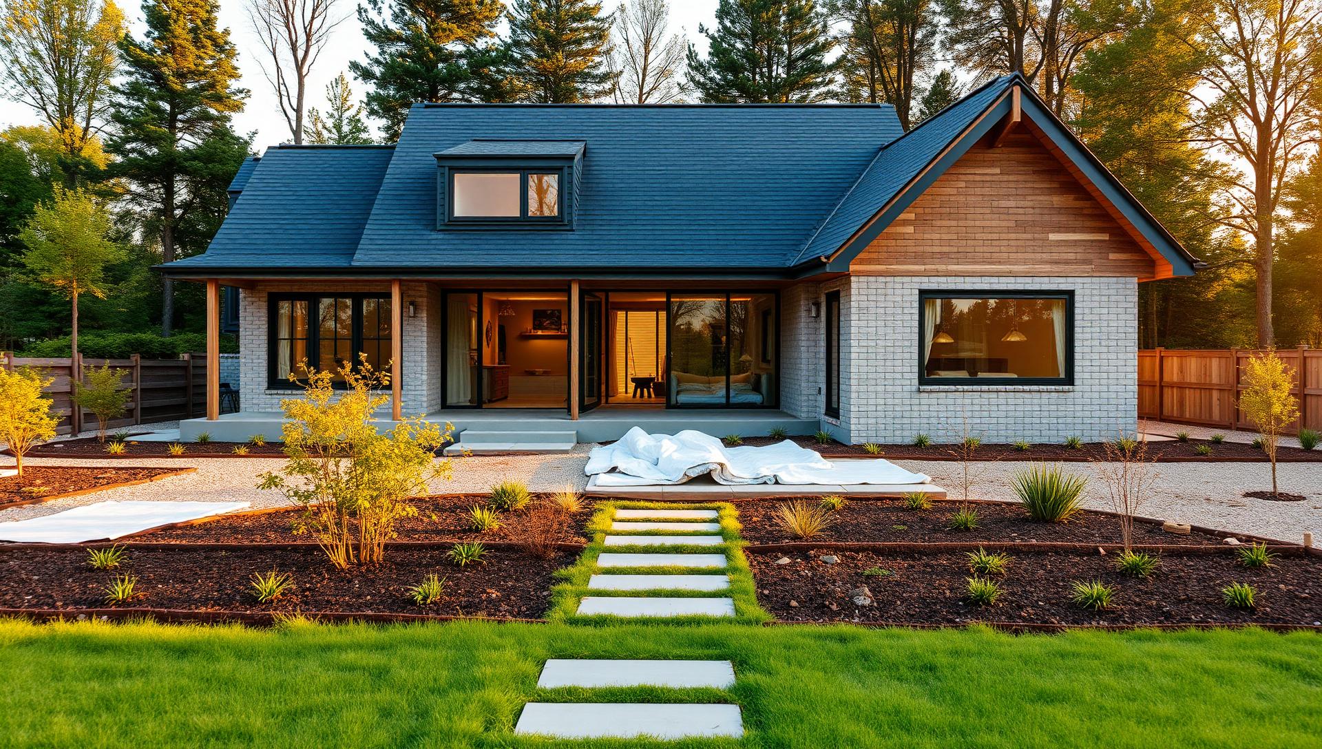 Dream 01 Home Designs design concept visualisation photo modern home and garden. Images Created by www.future-home.shop