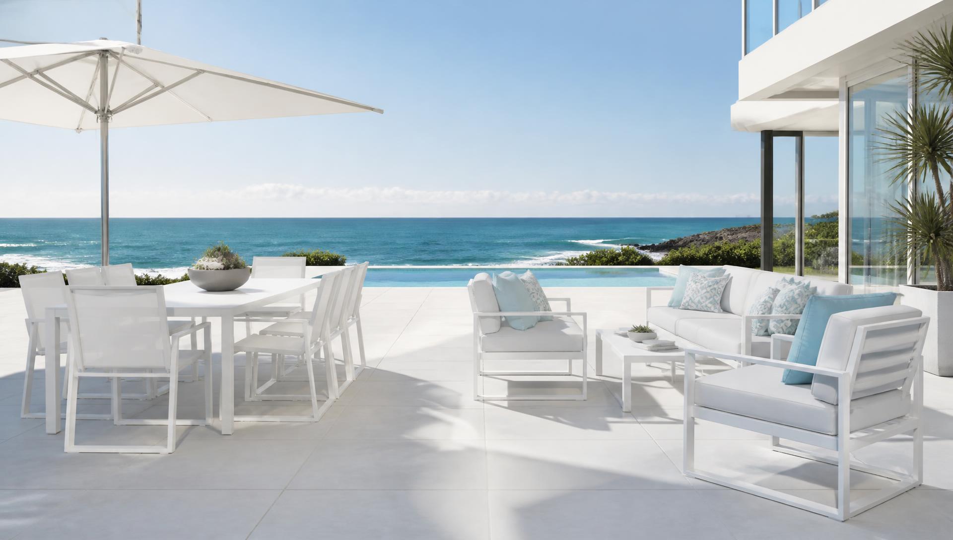F3 Forward Outdoor Furniture design concept visualisation photo modern home and garden. Images Created by www.future-home.shop