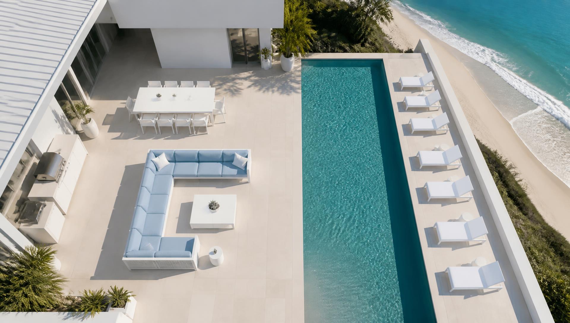 F3 Top Outdoor Furniture design concept visualisation photo modern home and garden. Images Created by www.future-home.shop