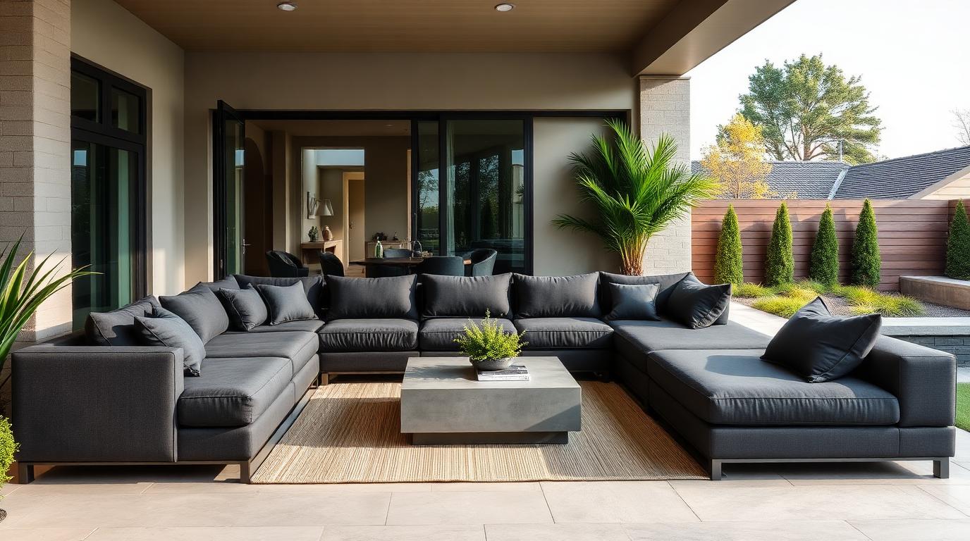 Fc 05 Outdoor Furniture design concept visualisation photo modern home and garden. Images Created by www.future-home.shop