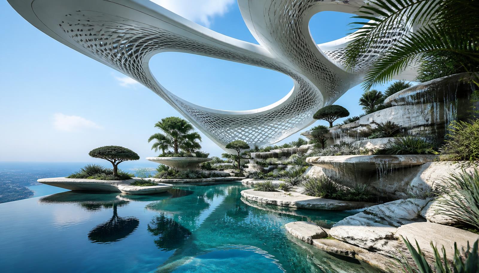 Fg 01 Future Garden Designs design concept visualisation photo modern home and. Images Created by www.future-home.shop