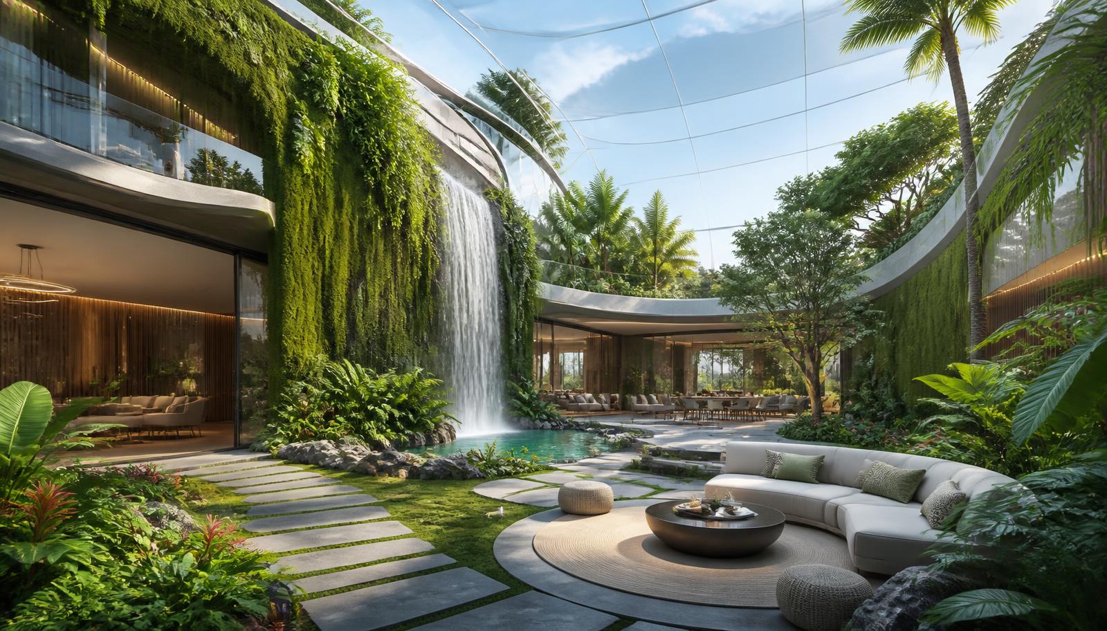 Fg 23 Future Garden Designs design concept visualisation photo modern home and. Images Created by www.future-home.shop