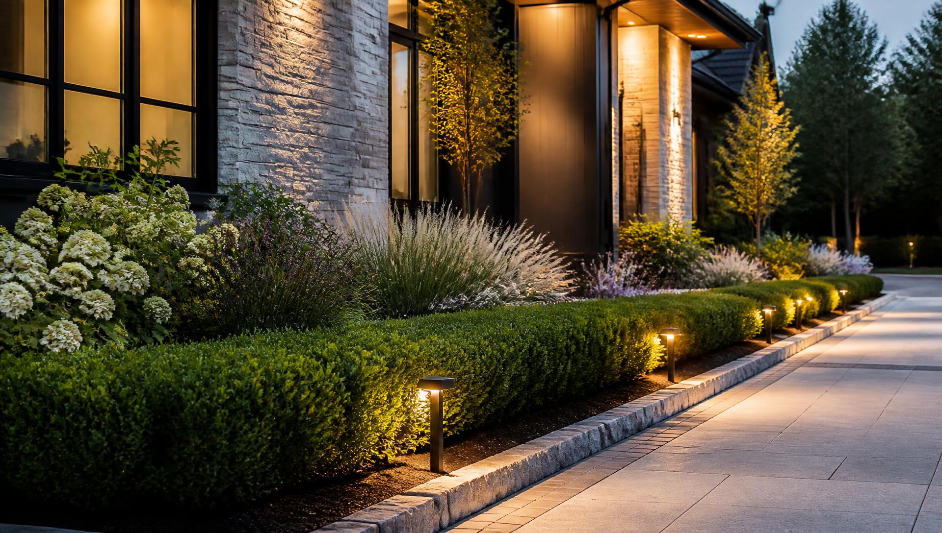 Front Left Home Designs design concept visualisation photo modern home and garden. Images Created by www.future-home.shop
