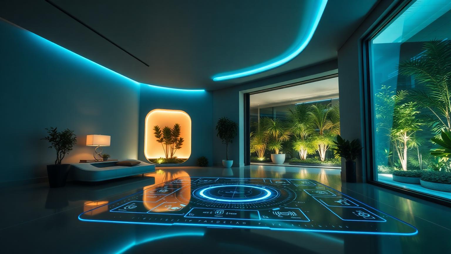 Smart and Responsive Homes Automation, Sensors and AI Living modern home and. Images Created by www.future-home.shop