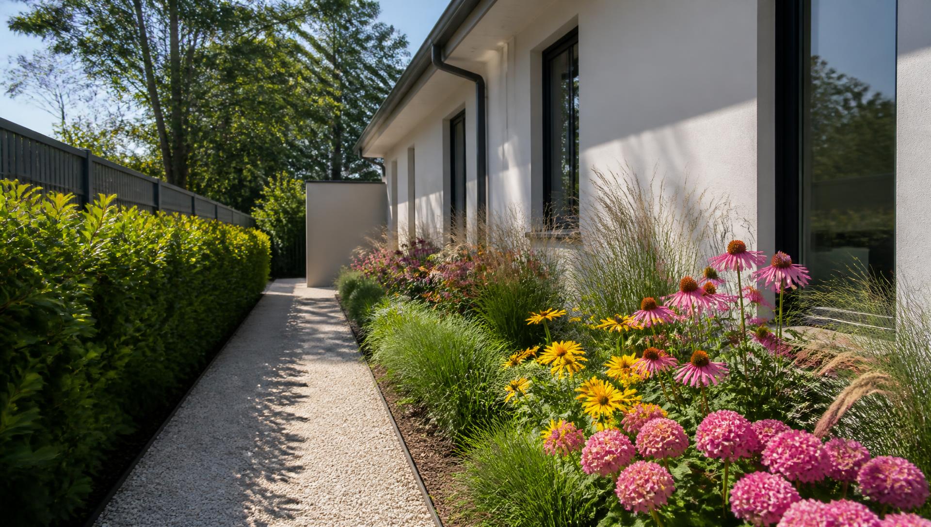 G2 Left Garden Designs design concept visualisation photo modern home and garden. Images Created by www.future-home.shop