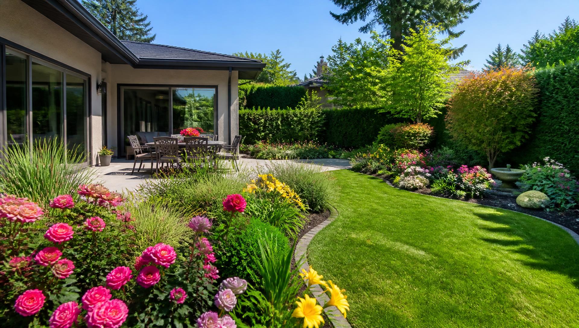 G2 Rear Garden Designs design concept visualisation photo modern home and garden. Images Created by www.future-home.shop