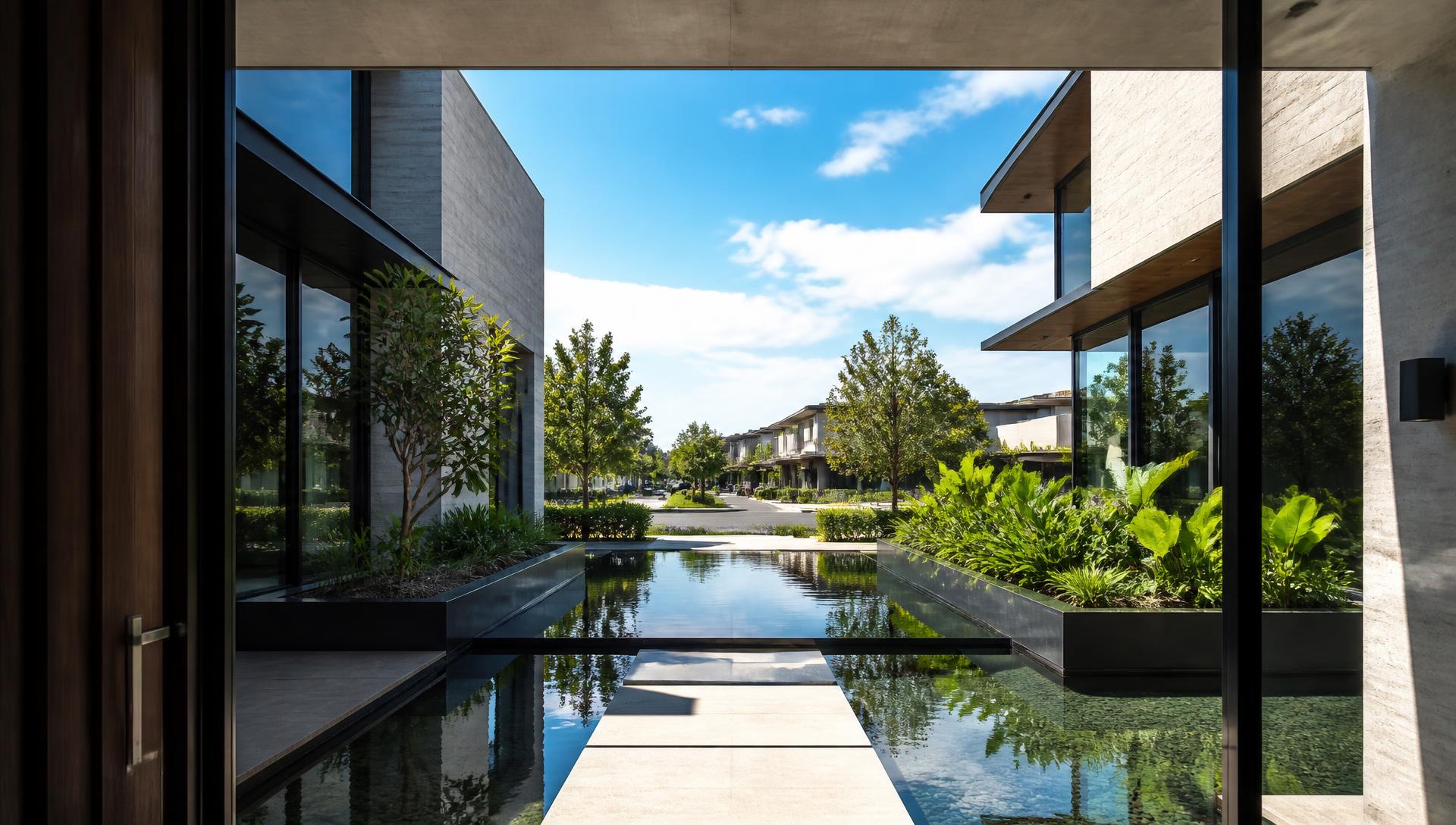 P4 Rear Luxurious Home Designs and Estates design concept visualisation photo modern. Images Created by www.future-home.shop