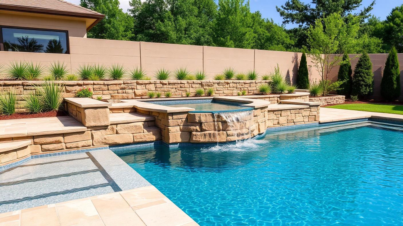 Pc 16 Pool Designs design concept visualisation photo modern home and garden. Images Created by www.future-home.shop