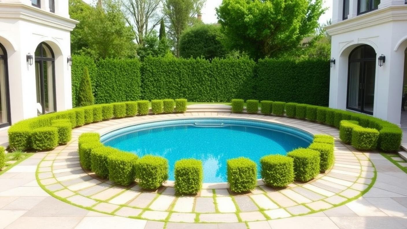 Pc 19 Pool Designs design concept visualisation photo modern home and garden. Images Created by www.future-home.shop