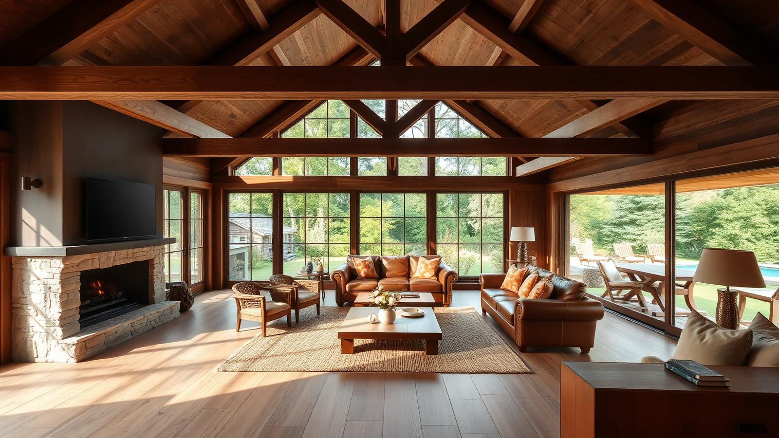 Rustic 06 Home Designs design concept visualisation photo modern home and garden. Images Created by www.future-home.shop