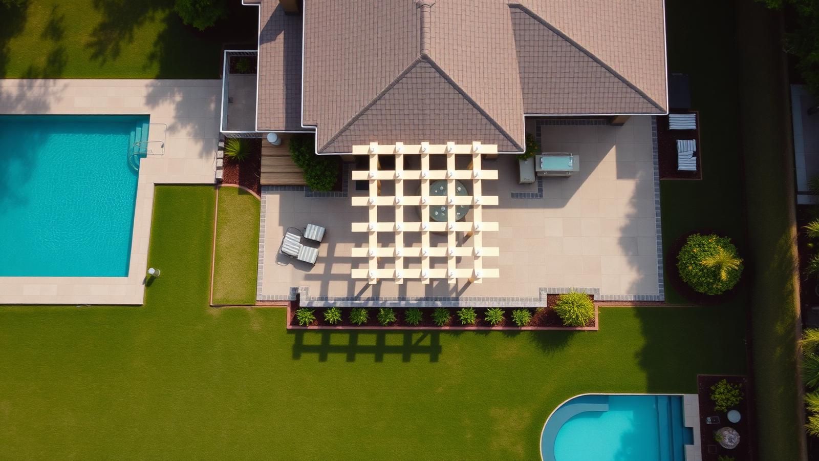 Shade 07 Pergola Designs design concept visualisation photo modern home and garden. Images Created by www.future-home.shop
