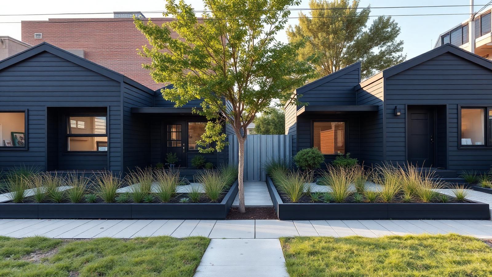 Th4 02 Home Designs design concept visualisation photo modern home and garden. Images Created by www.future-home.shop